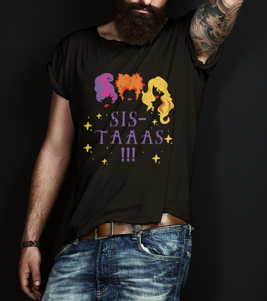 Sis Taaas Magic Hair Trio With Stars T-Shirt