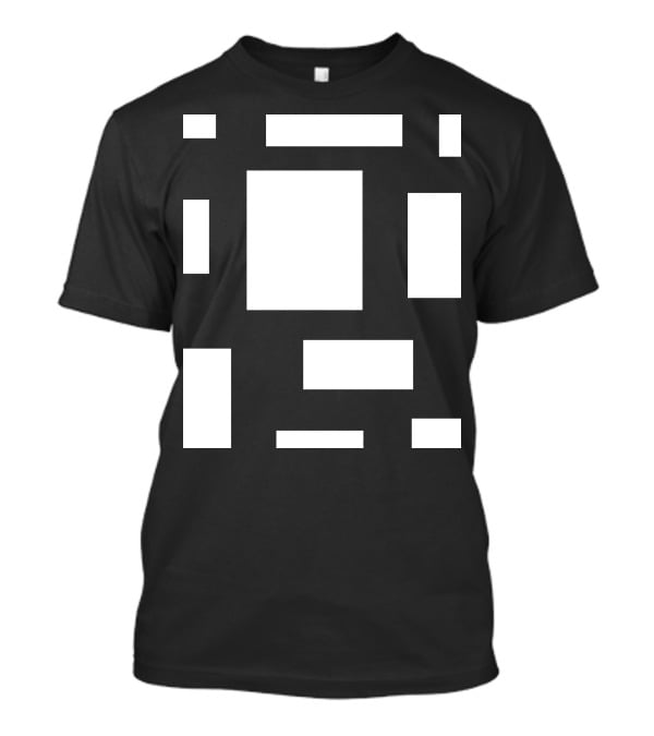 Piet Mondrian Style CAMP MAU 1 MAT BL Geometric Composition T-Shirt
