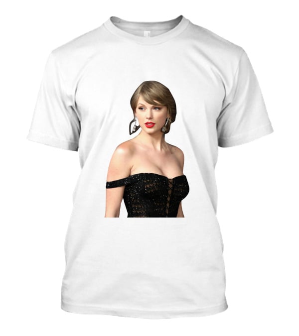 Taylor Swift Black Dress Elegant Look T-Shirt