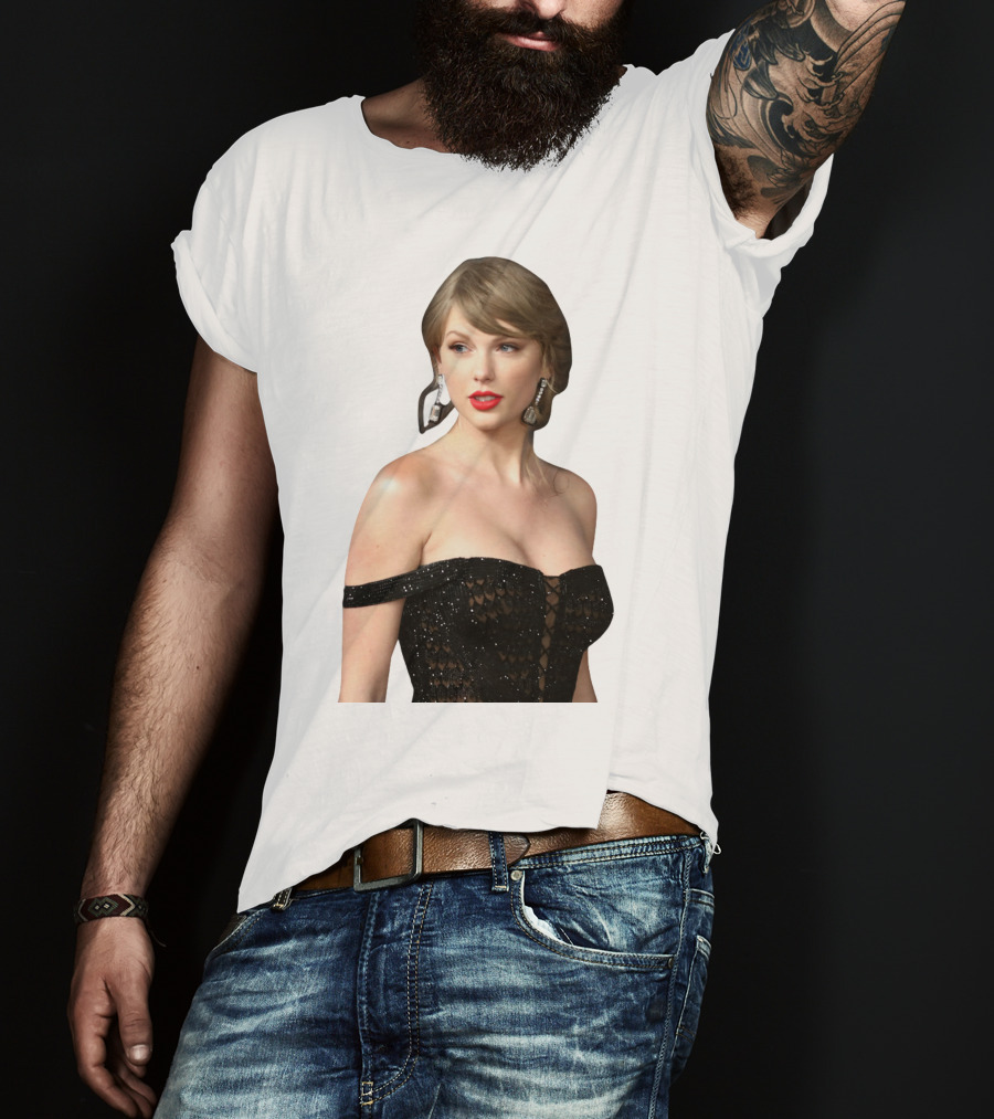 Taylor Swift Black Dress Elegant Look T-Shirt