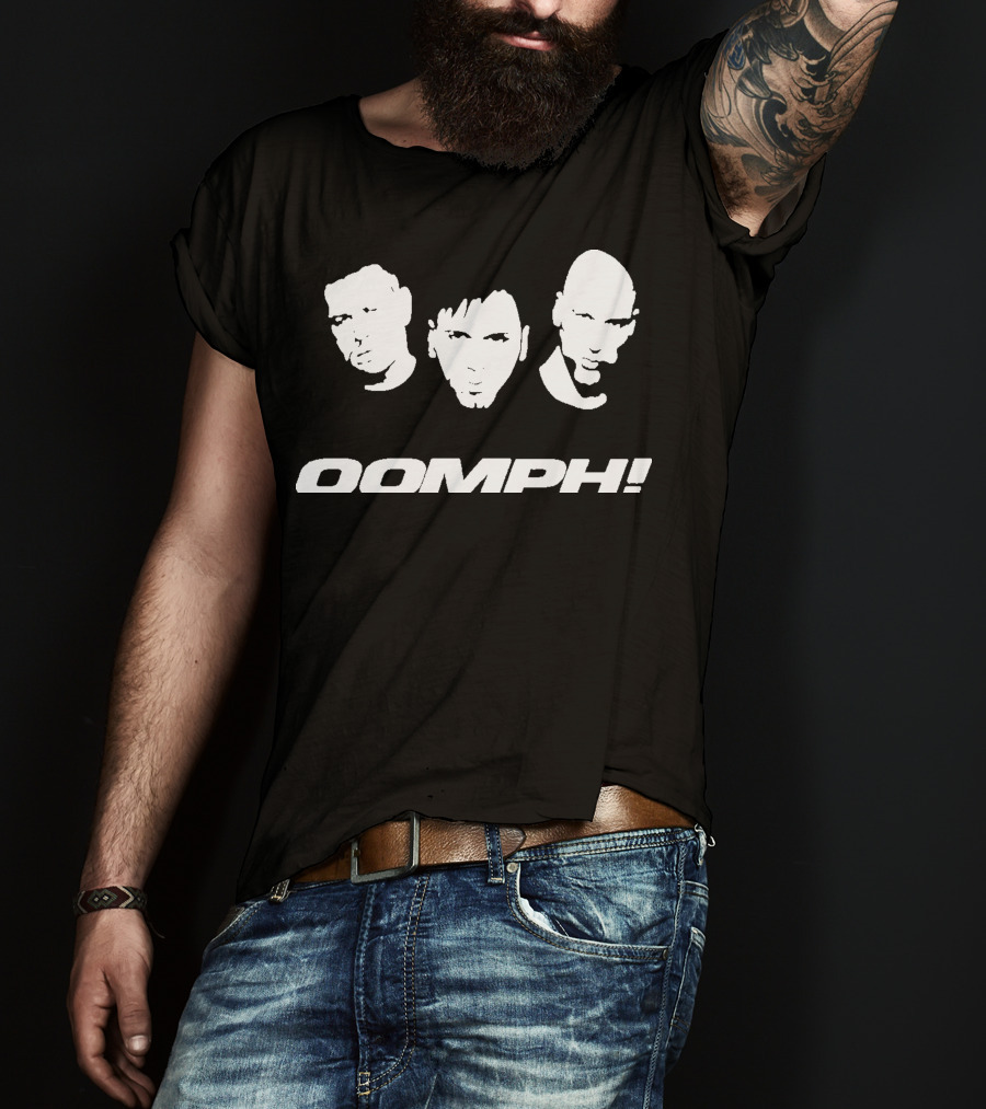 Oomph Rock Band Germany Face Trio T-Shirt