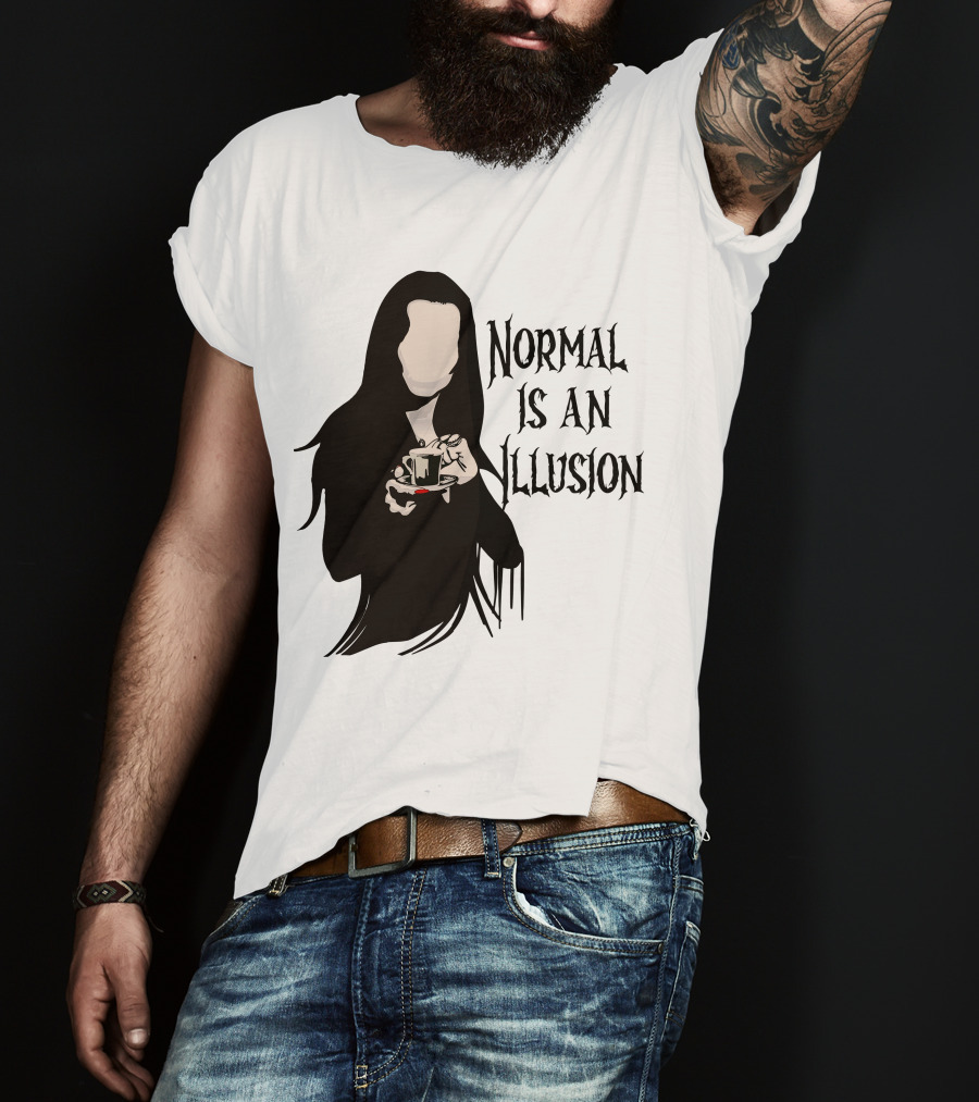 Wednesday Addams Normal Is An Illusion T-Shirt