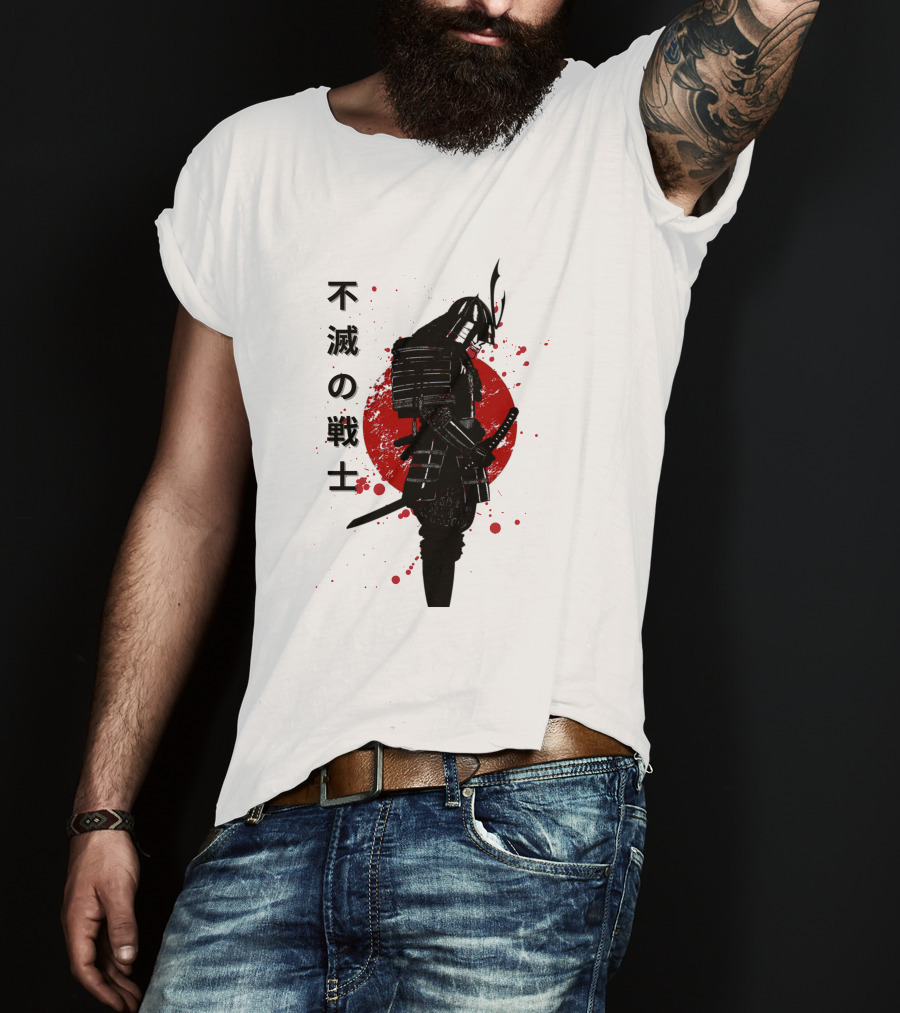 Samurai Japan Red Sun Warrior T-Shirt