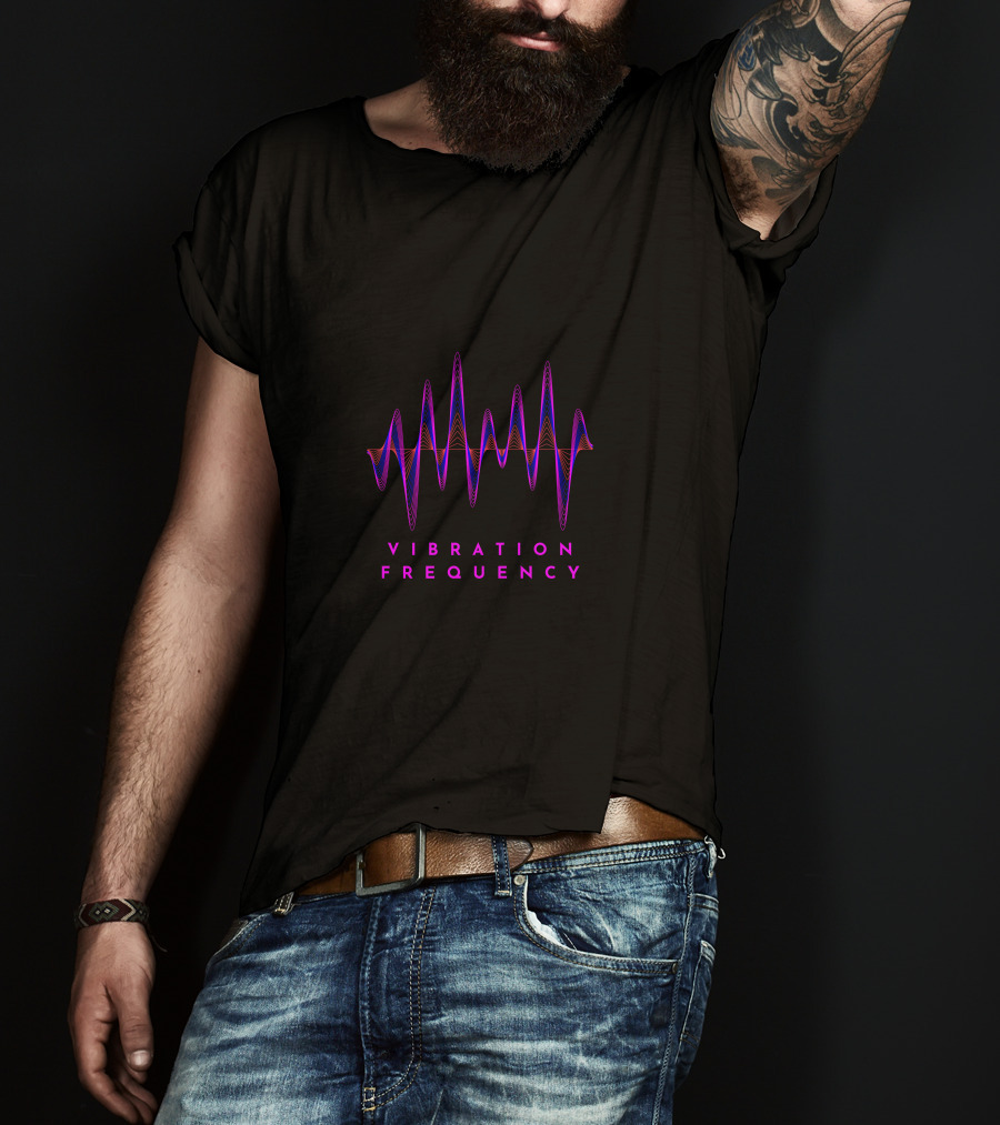 Vibration Frequency Magic Sound Waveform T-Shirt
