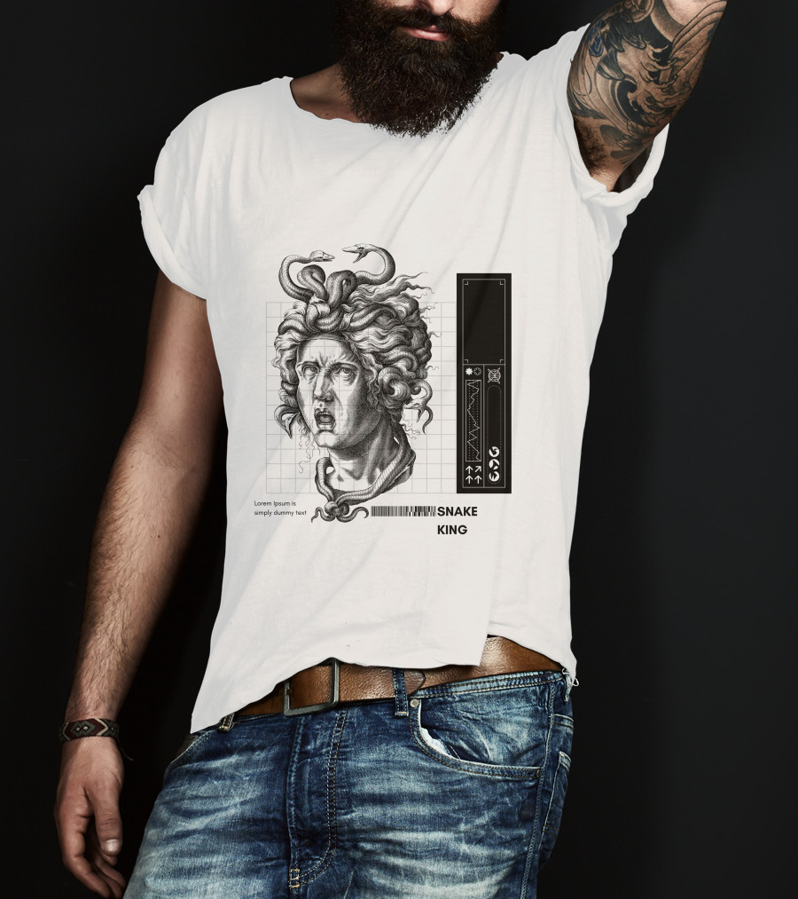 Medusa Snake King T-Shirt