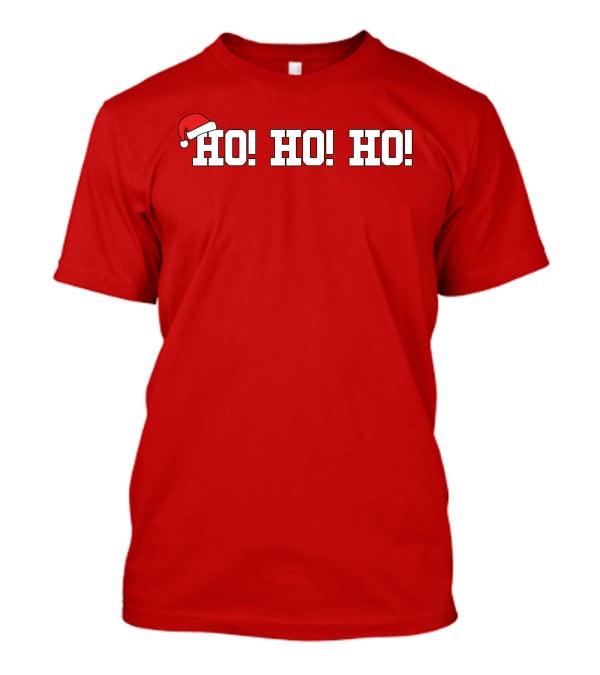 Ho Ho Ho Heather Harmon Santa Hat Holiday Cheer T-Shirt