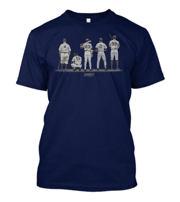 Jomboy Media The Captains Baseball Legends 4 15 23 2 99 T-Shirt