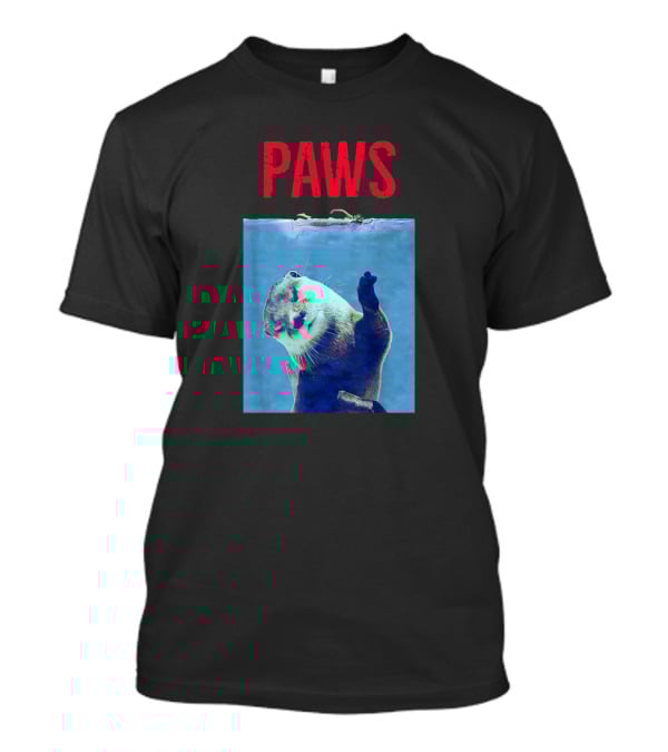 PAWS Funny Otter Jaws T-Shirt