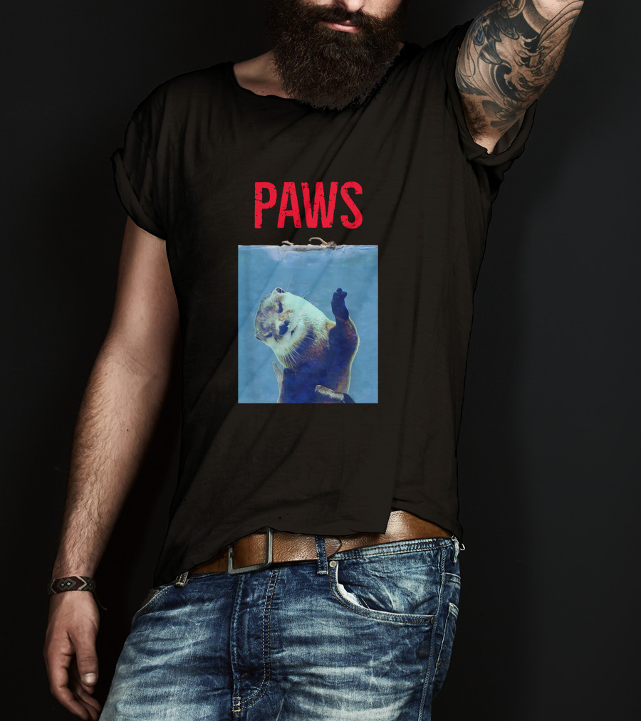 PAWS Funny Otter Jaws T-Shirt