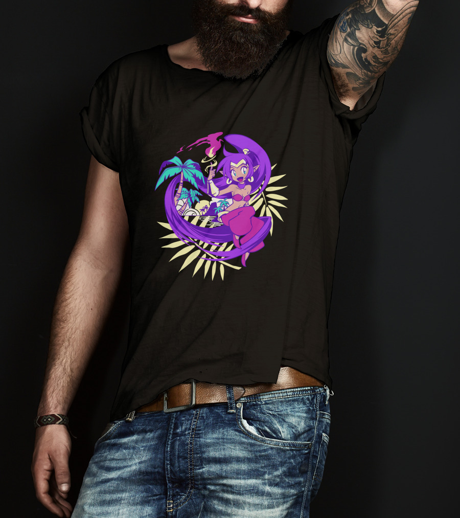 Shantae Tropical Trickster Palm Magic Fusion T-Shirt