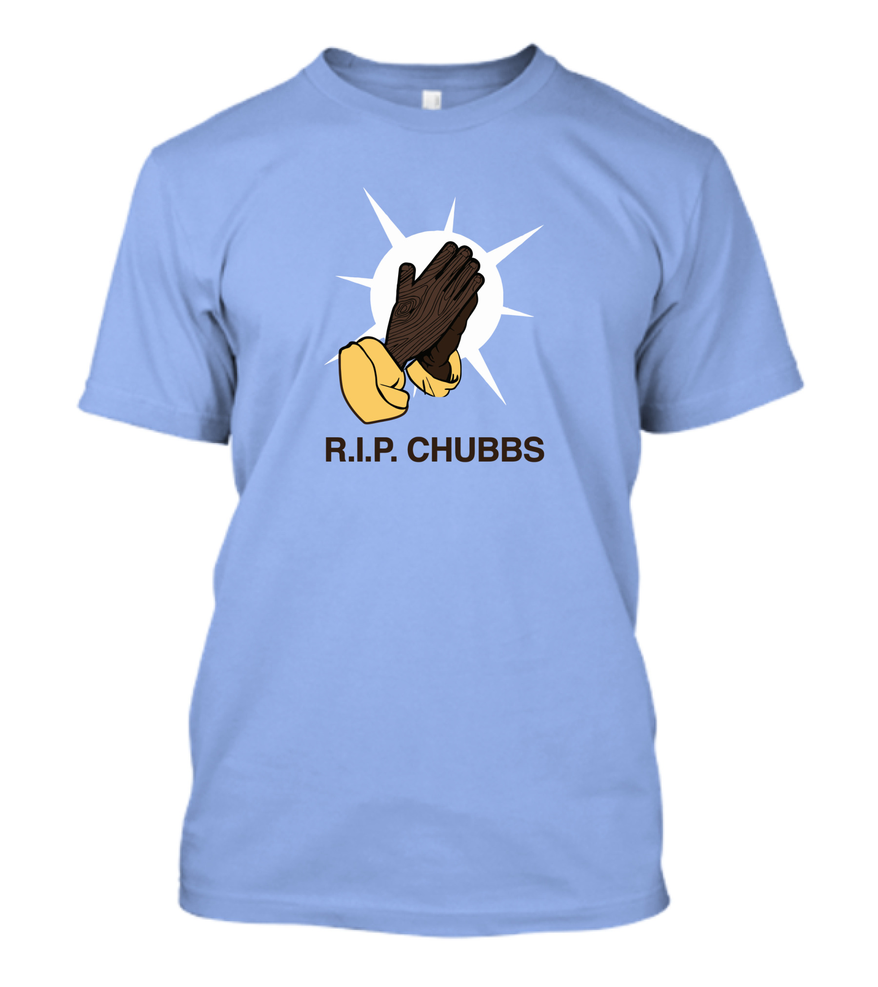R.I.P. Chubbs Praying Hands T-Shirt