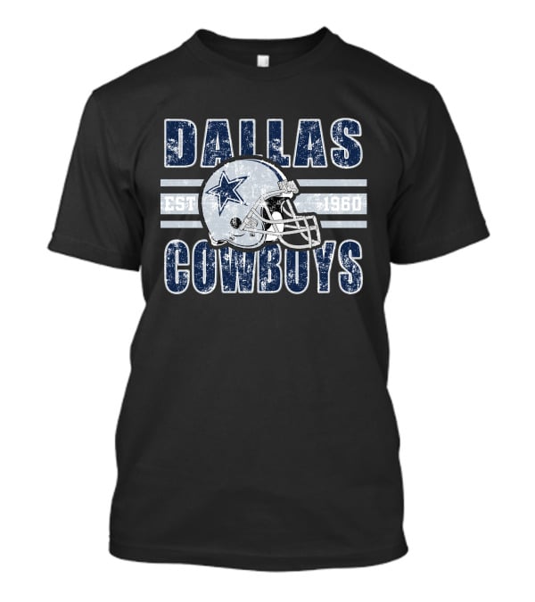 Dallas Cowboys Est 1960 Helmet T-Shirt