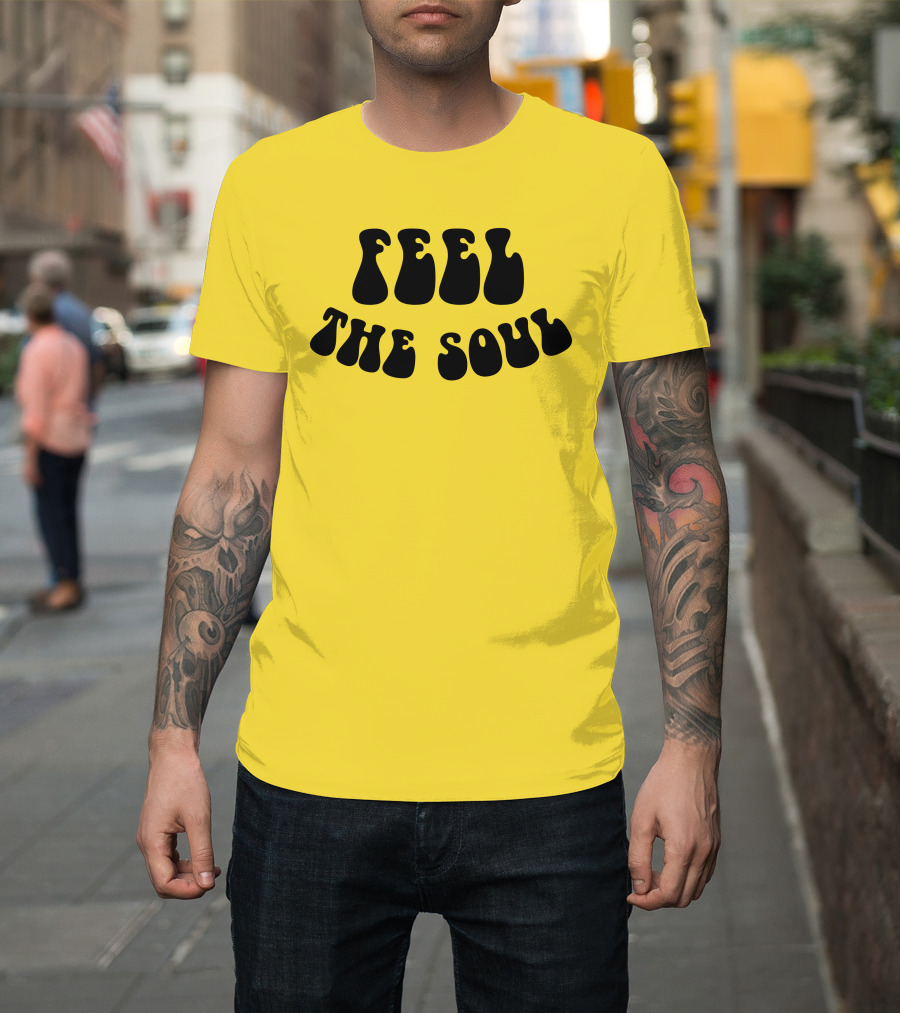 Feel The Soul Retro Vibes Psychedelic T-Shirt