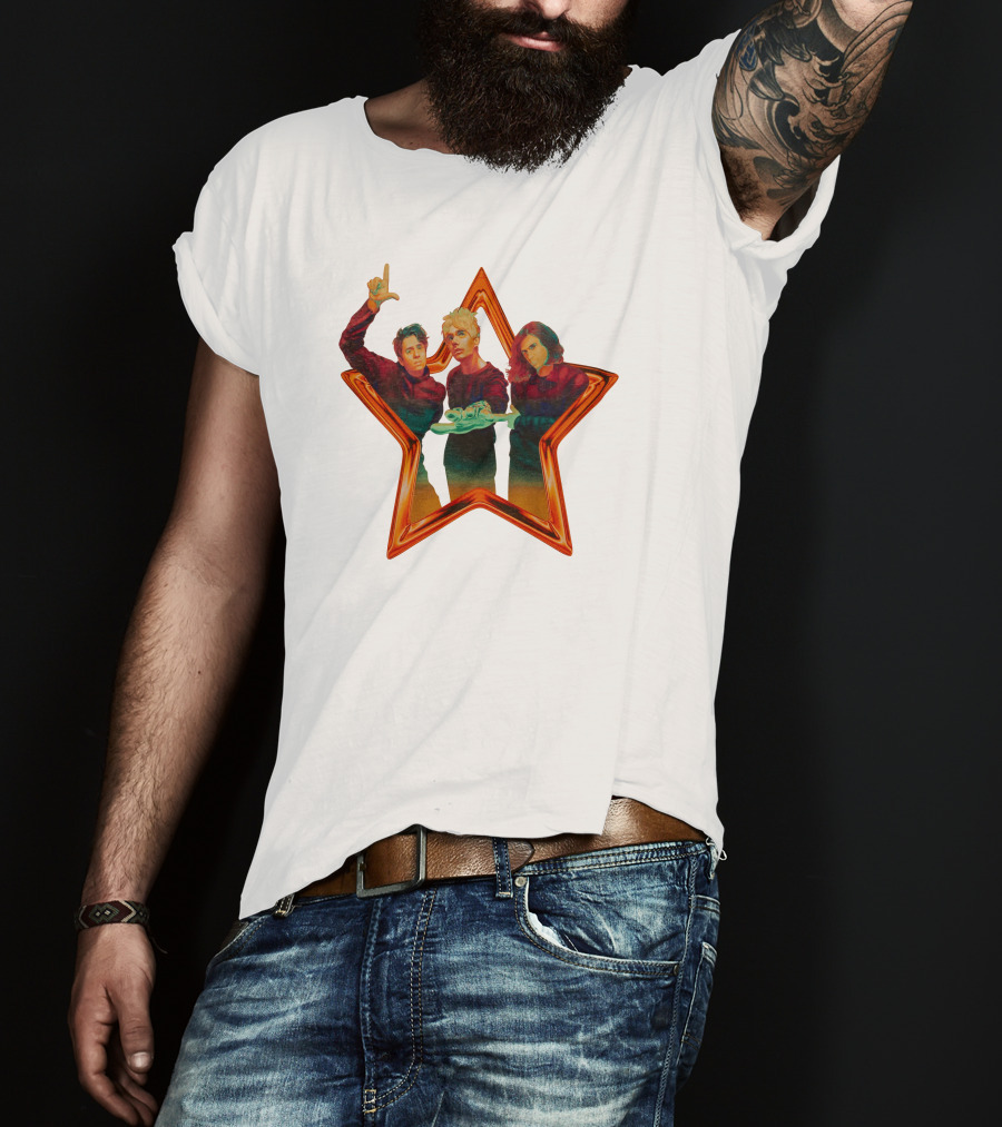 Waterparks Band Star Frame Trio T-Shirt