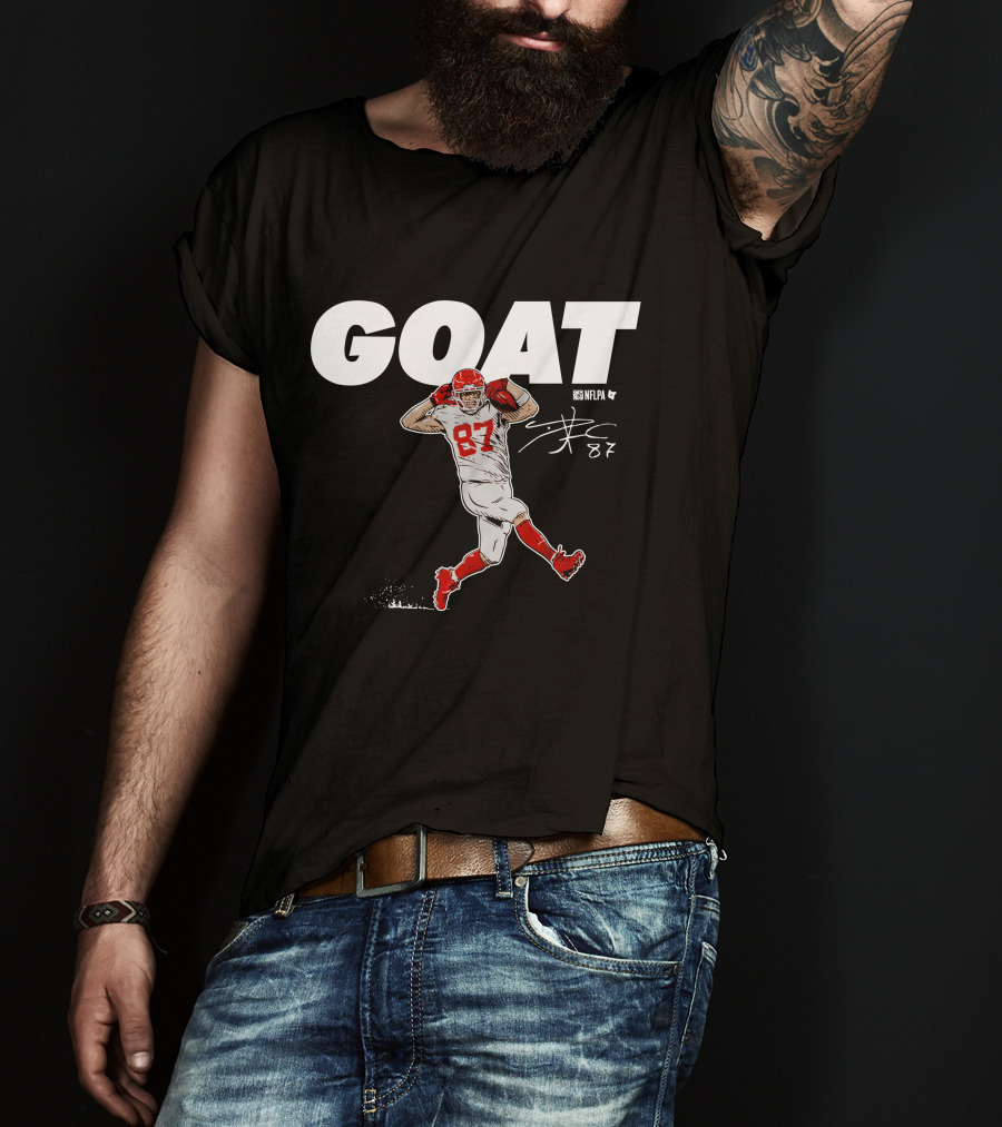 GOAT 87 NFLPA Kansas City Chiefs Te Signature T-Shirt