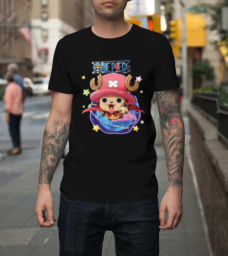 Kawaii Tony Tony Chopper One Piece Cute Starry Adventure T-Shirt