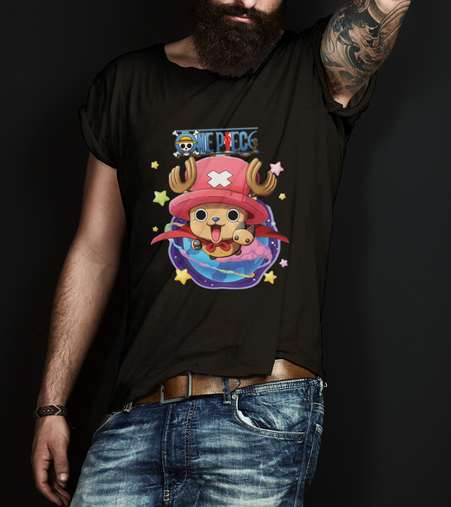 Kawaii Tony Tony Chopper One Piece Cute Starry Adventure T-Shirt