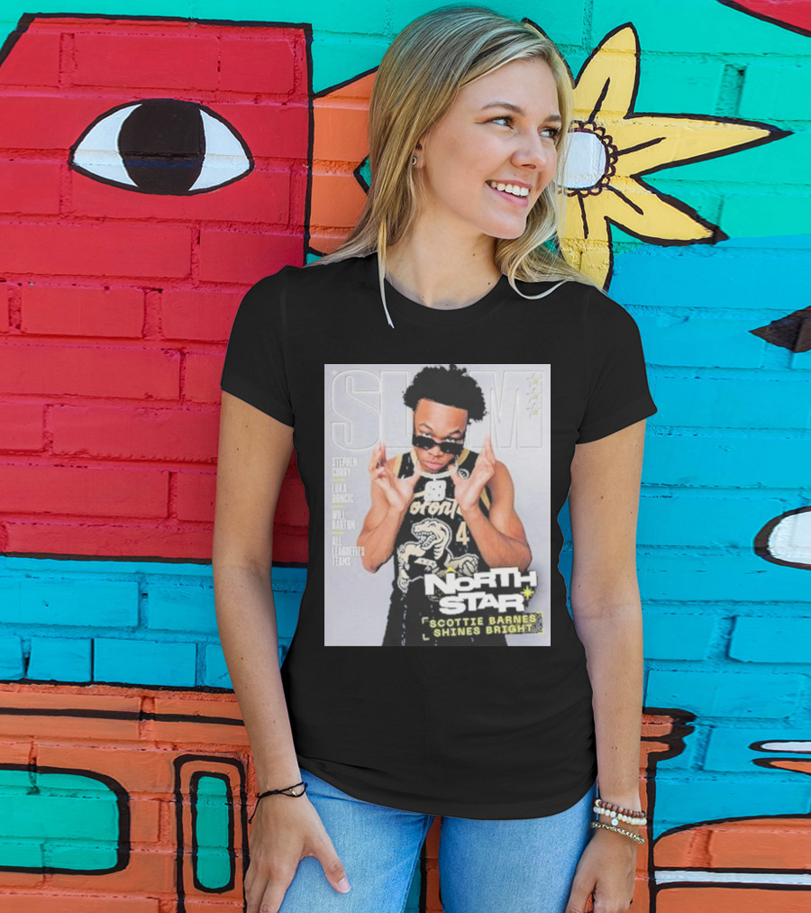 SLAM Cover North Star Toronto Raptors Scottie Barnes Shines Bright T-Shirt
