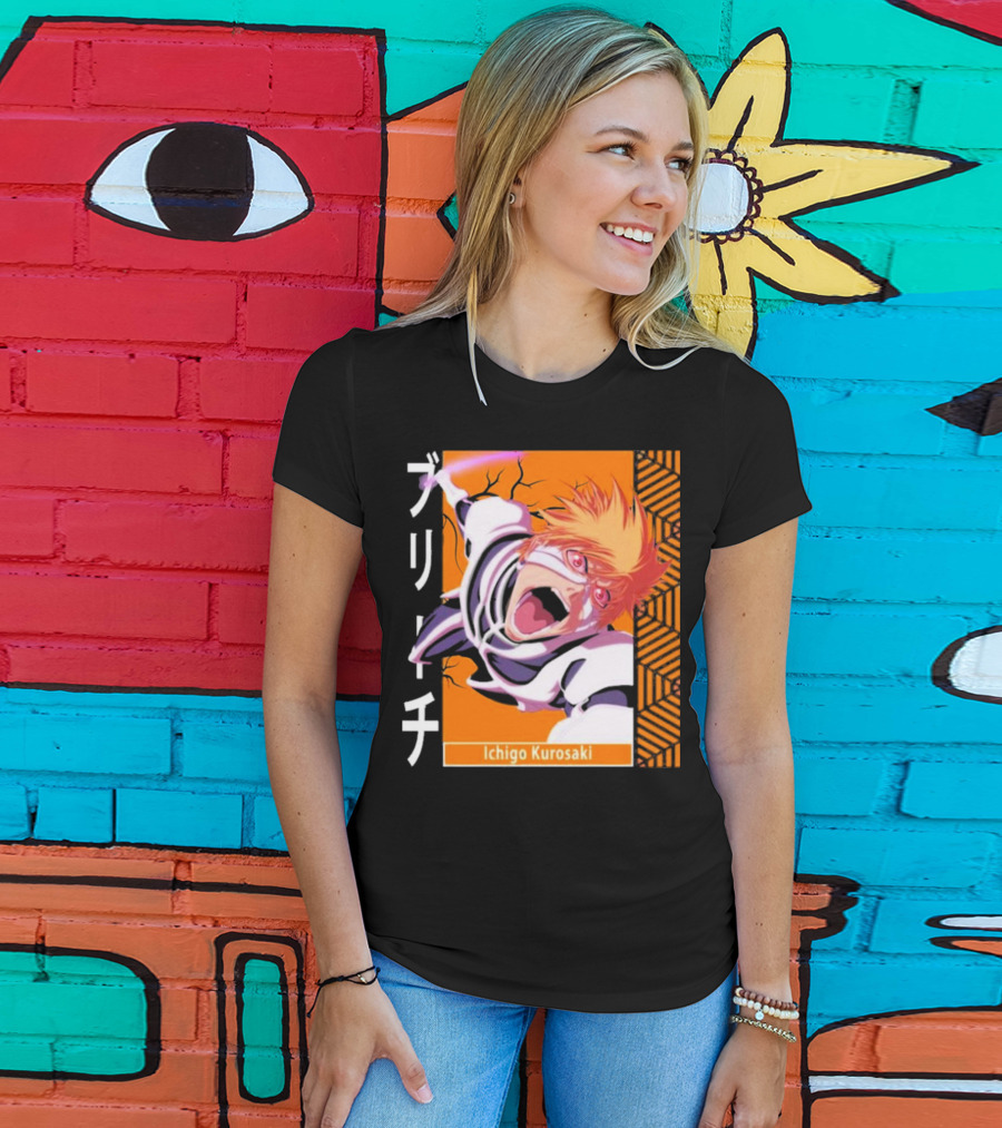 Bleach Ichigo Kurosaki Anime Manga Character T-Shirt