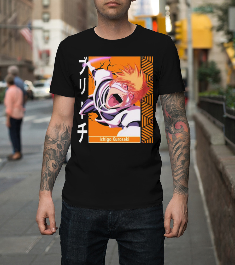Bleach Ichigo Kurosaki Anime Manga Character T-Shirt
