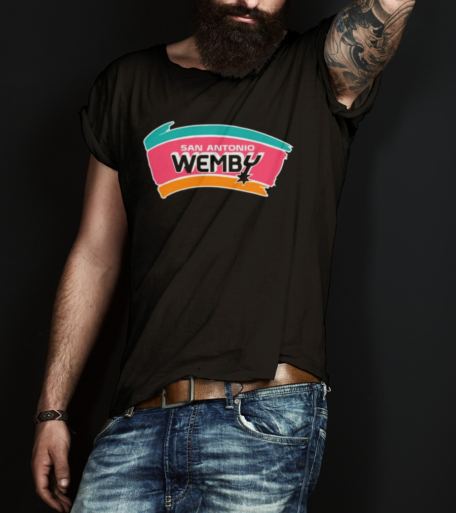 San Antonio Wemby Retro T-Shirt