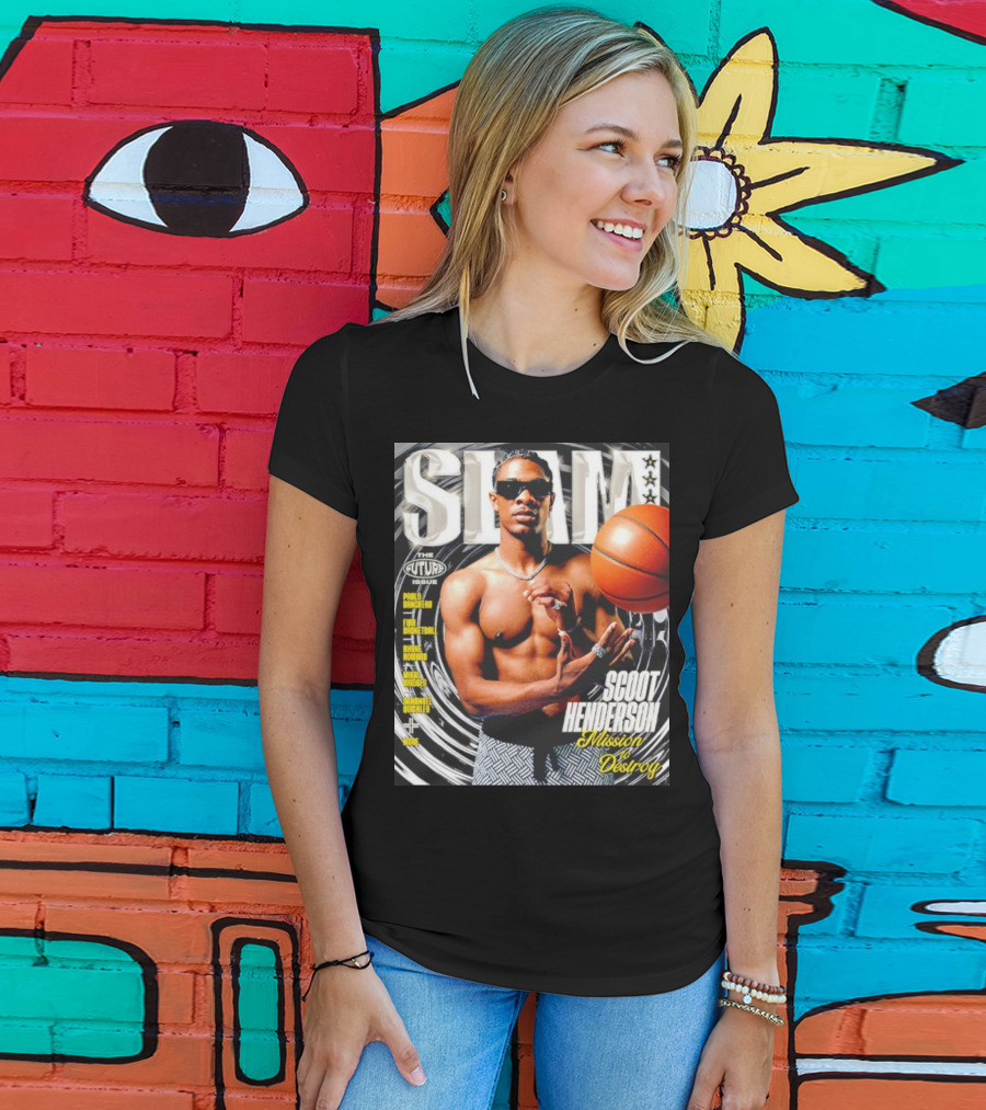 Slam Magazine The Future Issue Scoot Henderson Mission To Destroy Basketball T-Shirt