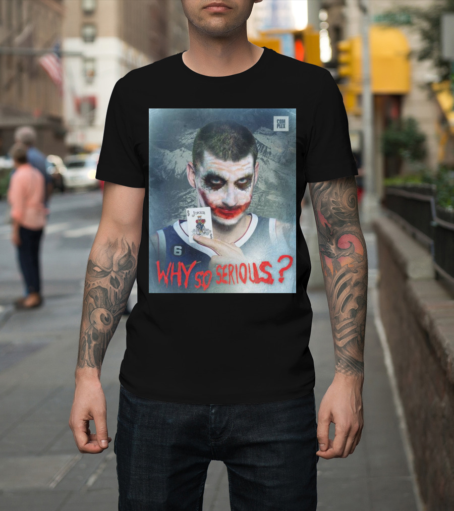 Complex Sports Why So Serious Nikola Jokic Joker Card T-Shirt