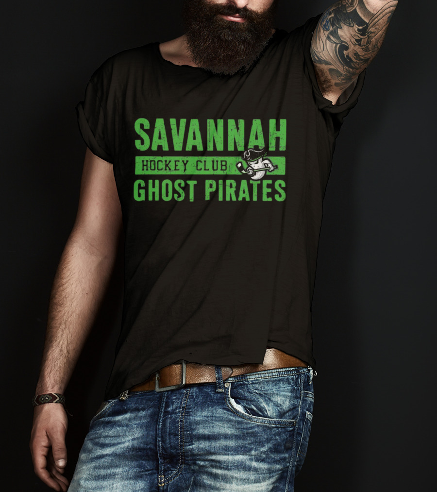 Savannah Ghost Pirates Hockey Club Ghostly Pirate T-Shirt