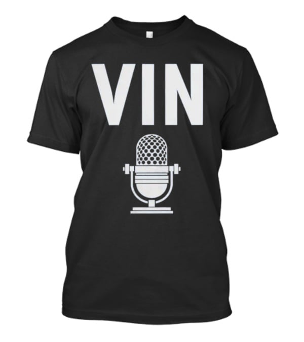 Vin Scully Microphone Dodgers Schedule Vintage T-Shirt