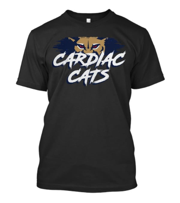 Cardiac Cats Florida Panthers Eyes Fla Team Shop T-Shirt