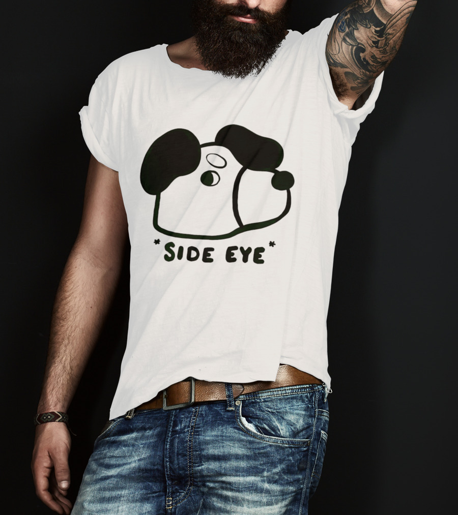 Chocolett Dog With Side Eye Expression T-Shirt