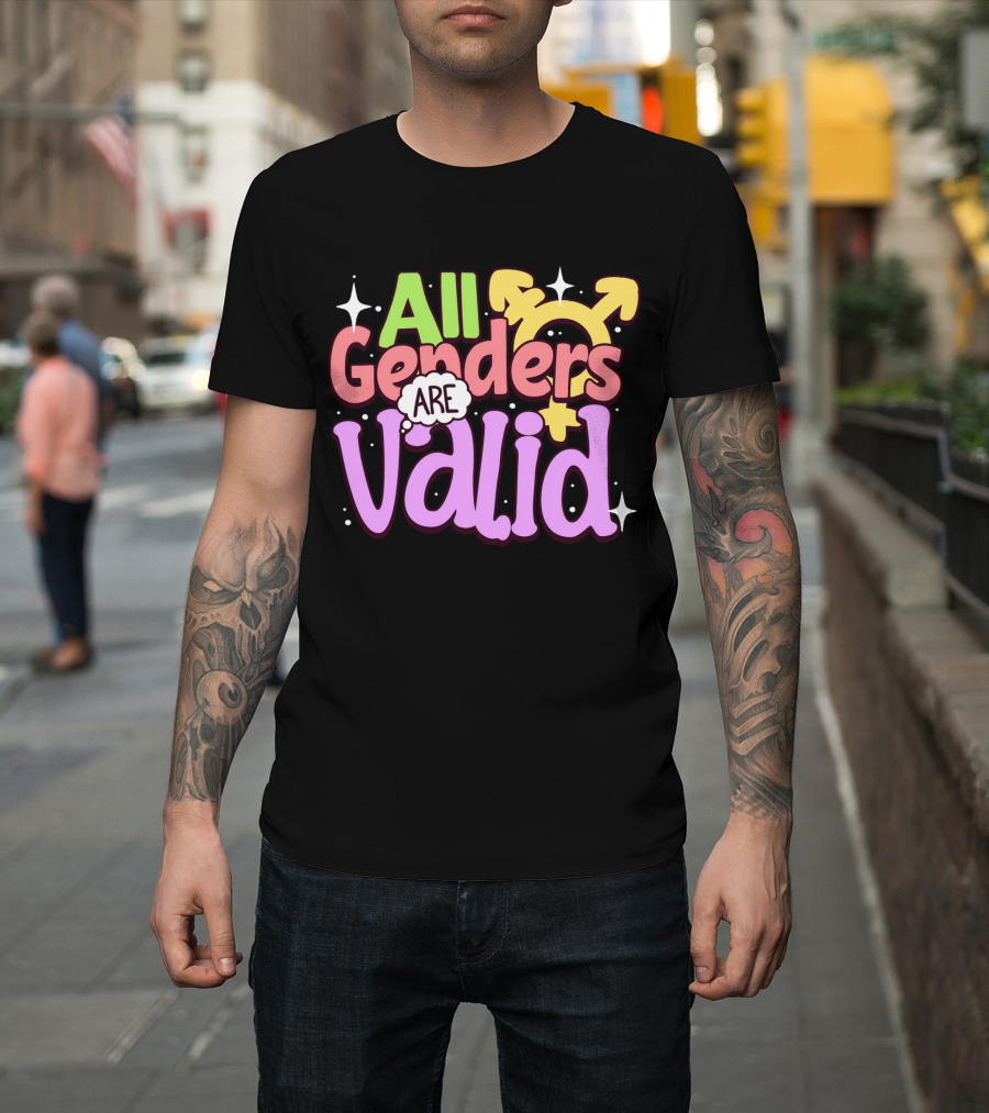 All Genders Are Valid Symbolic Gender Equality T-Shirt