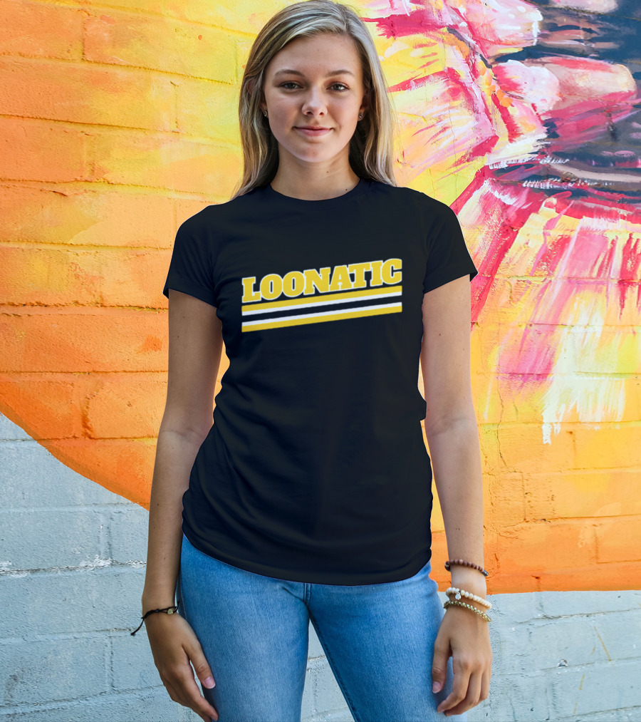 LOONATIC Bold Yellow Stripes T-Shirt