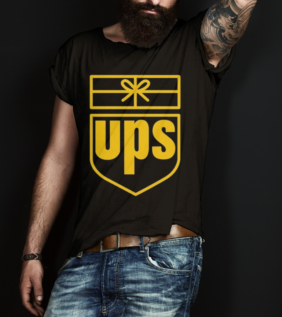Fat Kid Deals UPS Logo Parody United Parcel Service T-Shirt