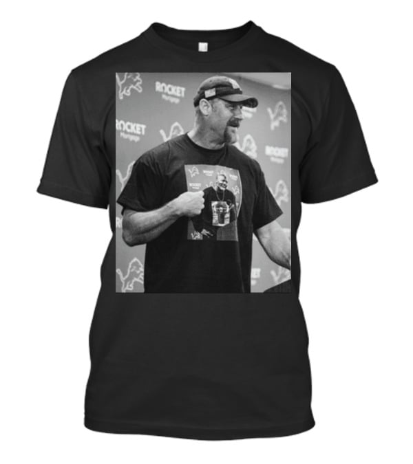 Rocket Mortgage Lions Press Conference Holmes Pulling Hilarious T-Shirt