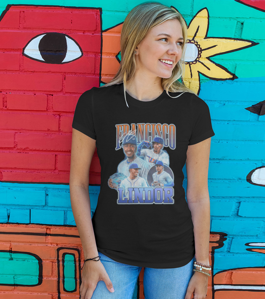 Francisco Lindor Signature Series Baseball Player T-Shirt