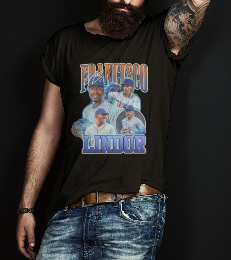 Francisco Lindor Signature Series Baseball Player T-Shirt