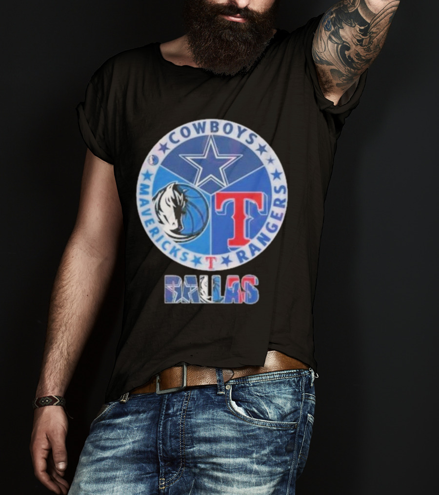 Dallas Cowboys Mavericks Rangers T-Shirt