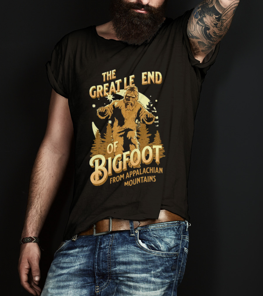 The Great Legend Of Bigfoot From Appalachian Mountains T-Shirt