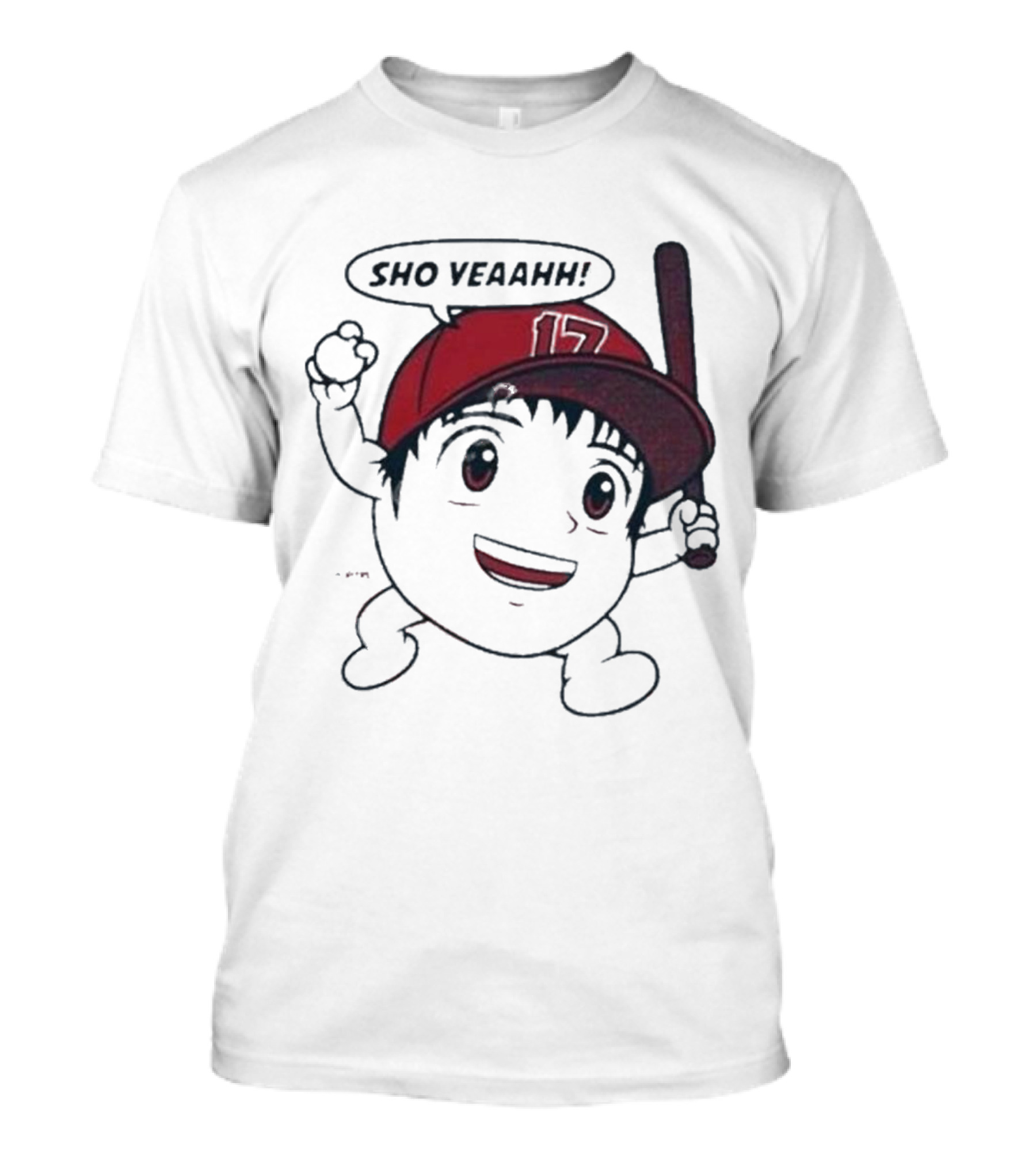 Sho Veahhh 17 Baseball Character Rotowear T-Shirt