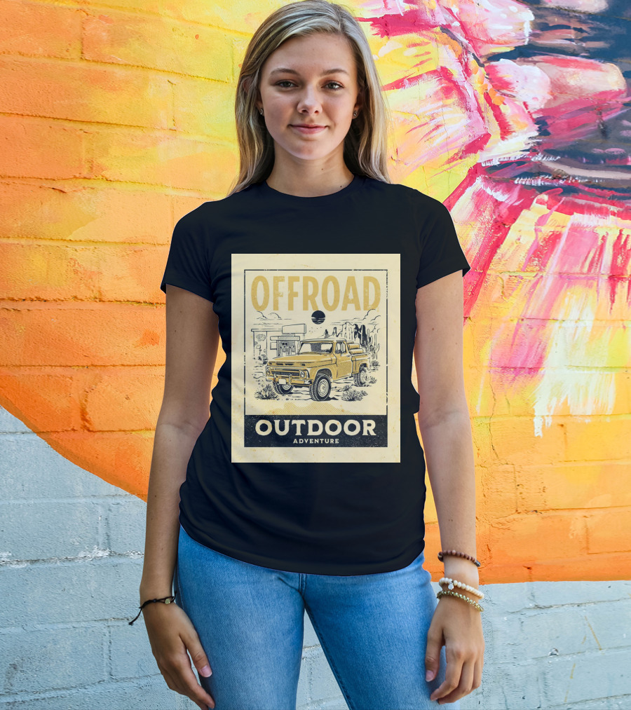 Offroad Outdoor Adventure Pickup Truck T-Shirt