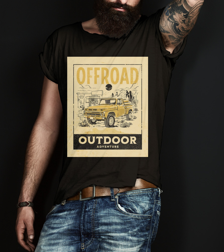 Offroad Outdoor Adventure Pickup Truck T-Shirt