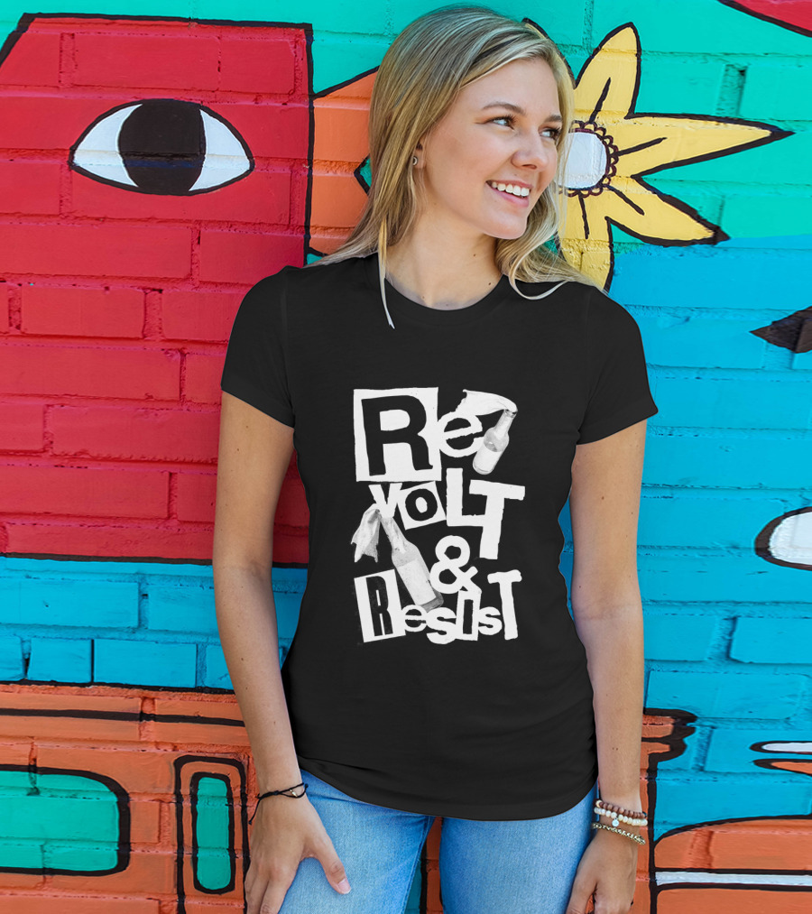 Revolt And Resist Bottles And Cloth T-Shirt
