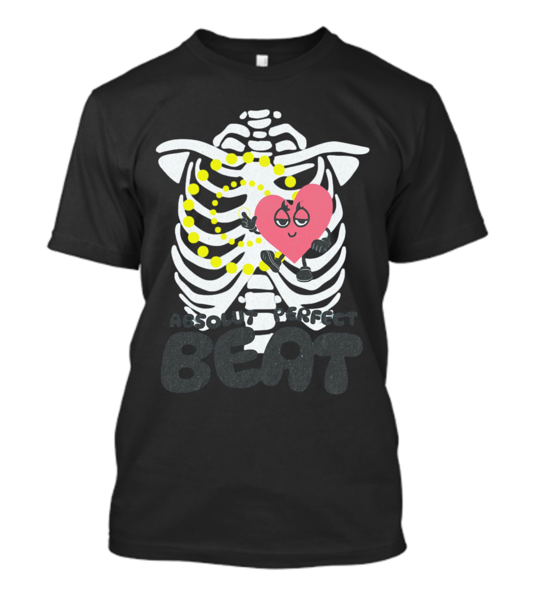 Absolut Perfect Beat Ribcage Heart T-Shirt