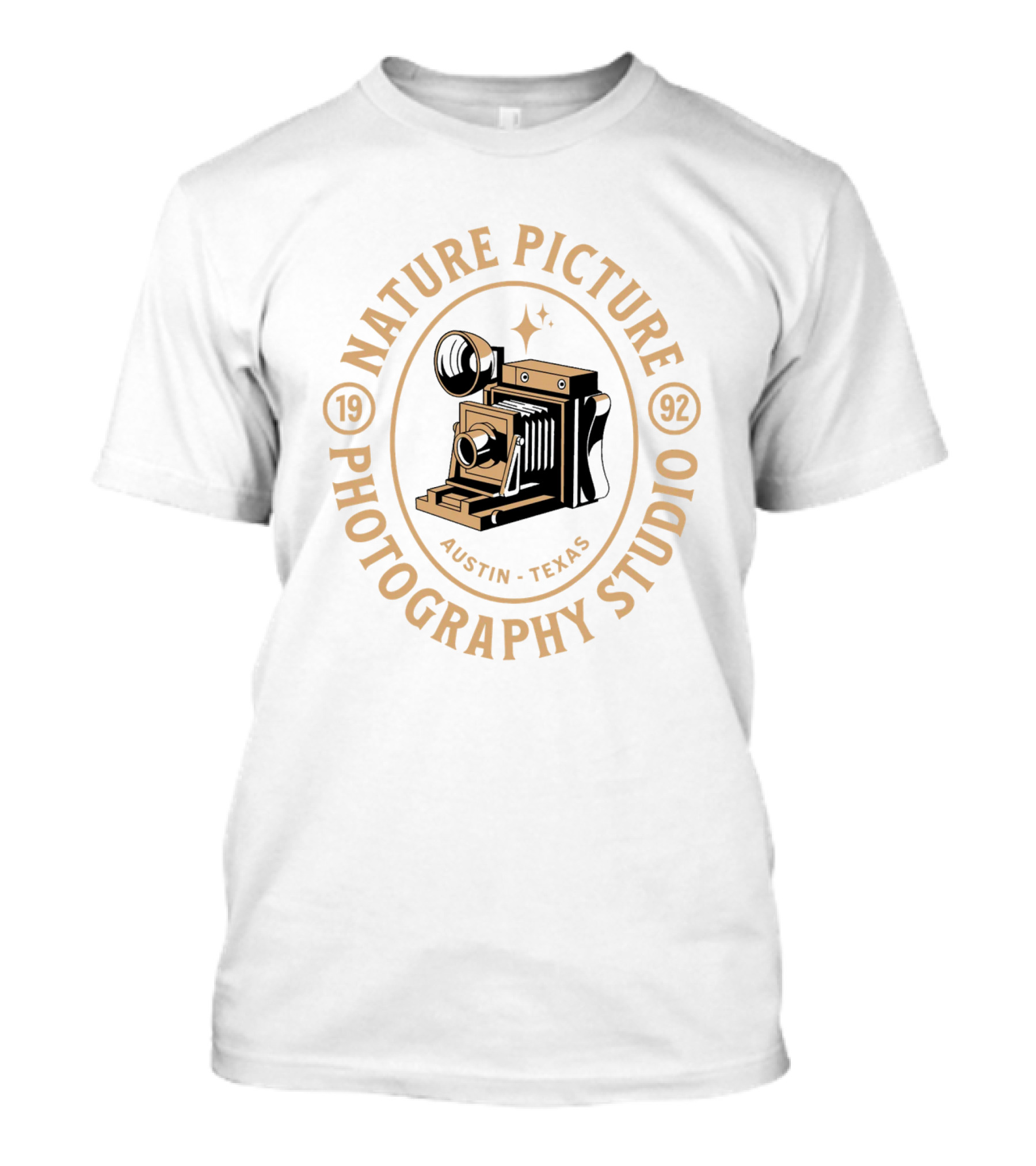 Nature Picture Photography Studio Antique Camera Austin Texas 1992 T-Shirt