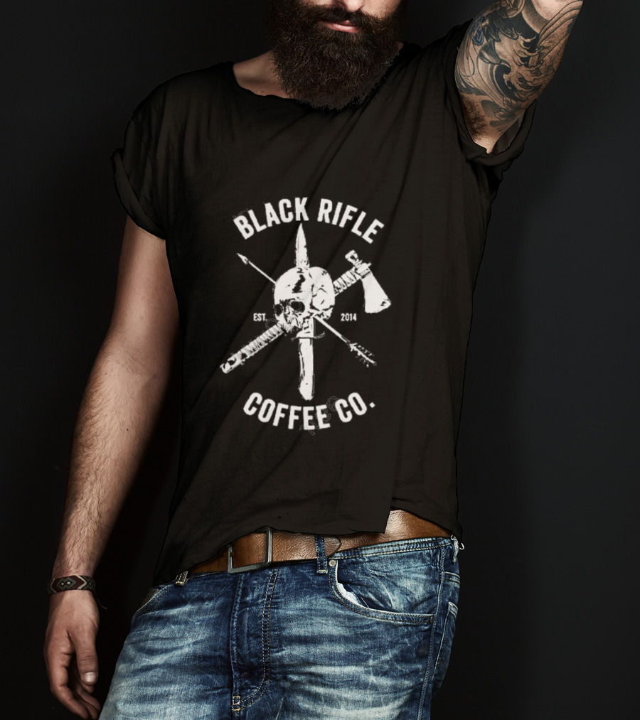 Black Rifle Coffee Co Skull Logo Est. 2014 T-Shirt