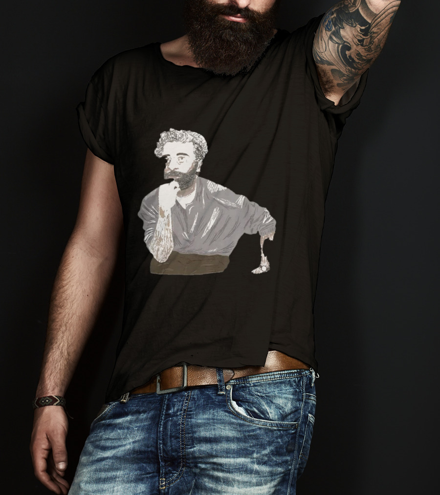 Super Yaki X Courtney LeSueur Oscar Thinking Pose T-Shirt