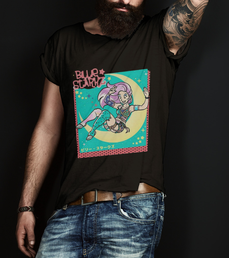 Billie Starkz All Elite Wrestling Moon Jump T-Shirt