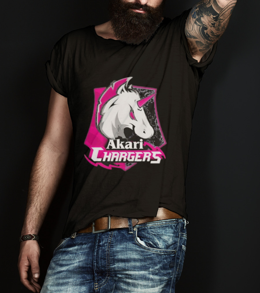 Unicorn Fifi Sharma Akari Chargers T-Shirt