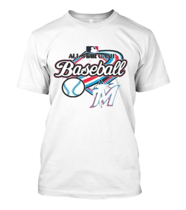 All Star Game Baseball Miami Marlins MLB T-Shirt